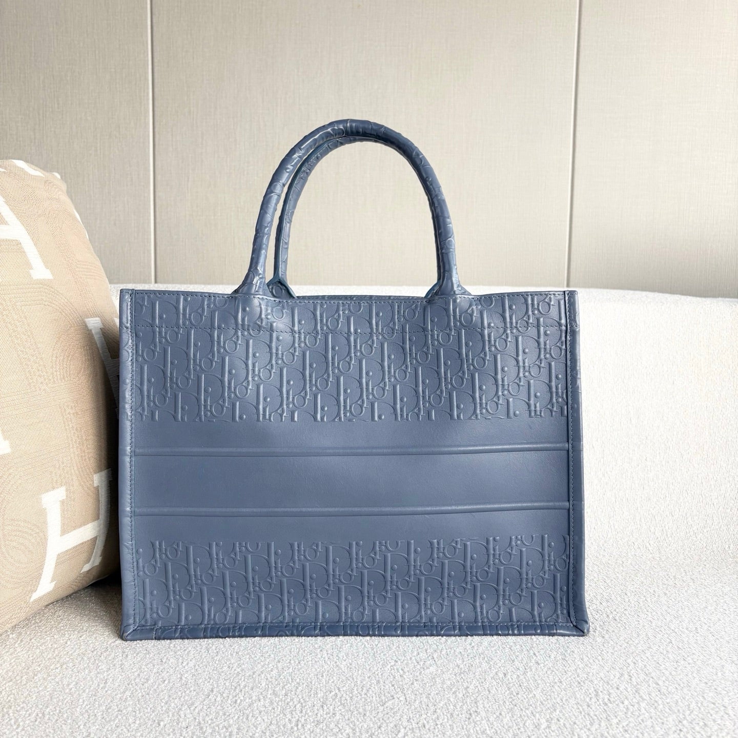Dior - Book Tote - Leather - Blue - (medium)