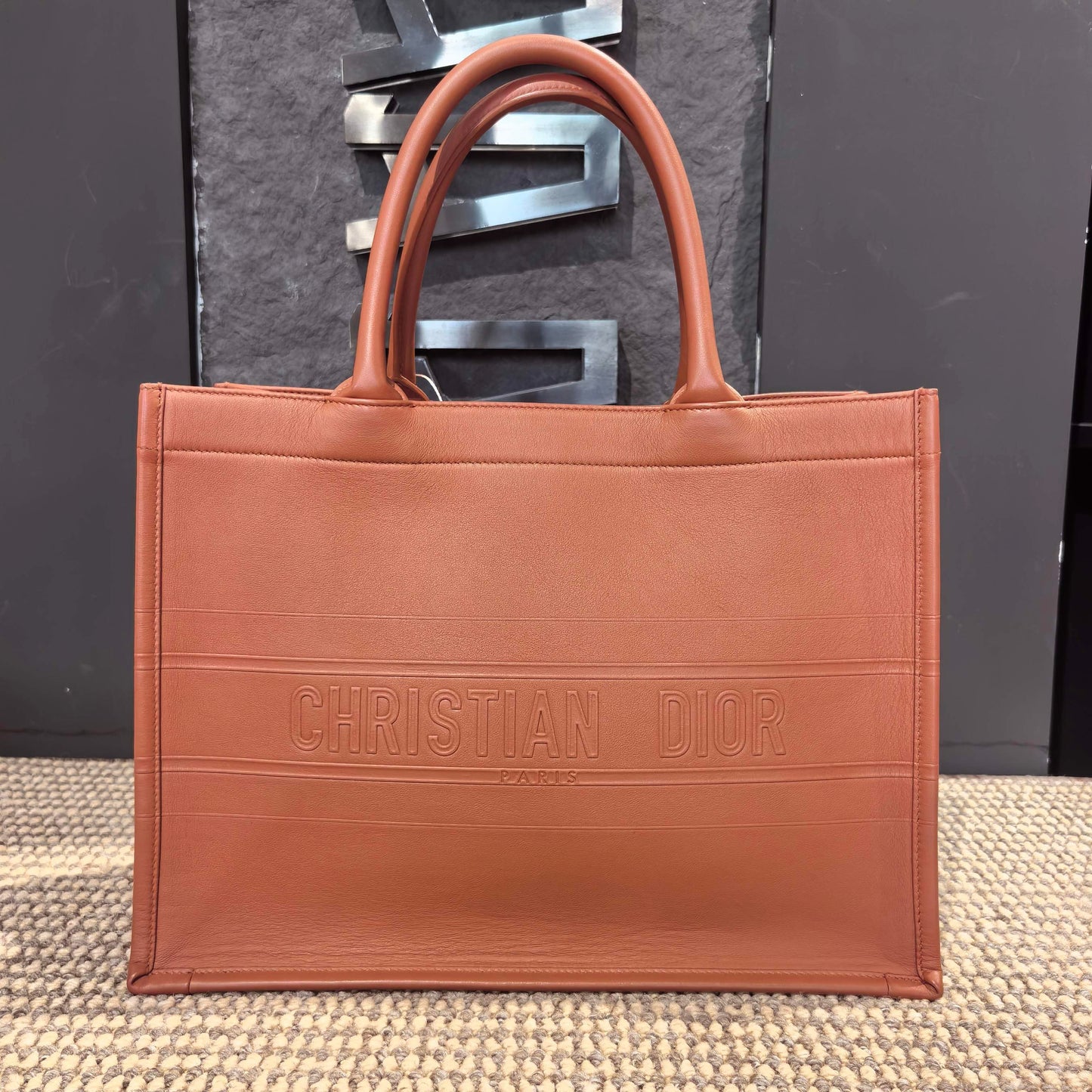 Dior - Book Tote - Leather - Brown - (medium)