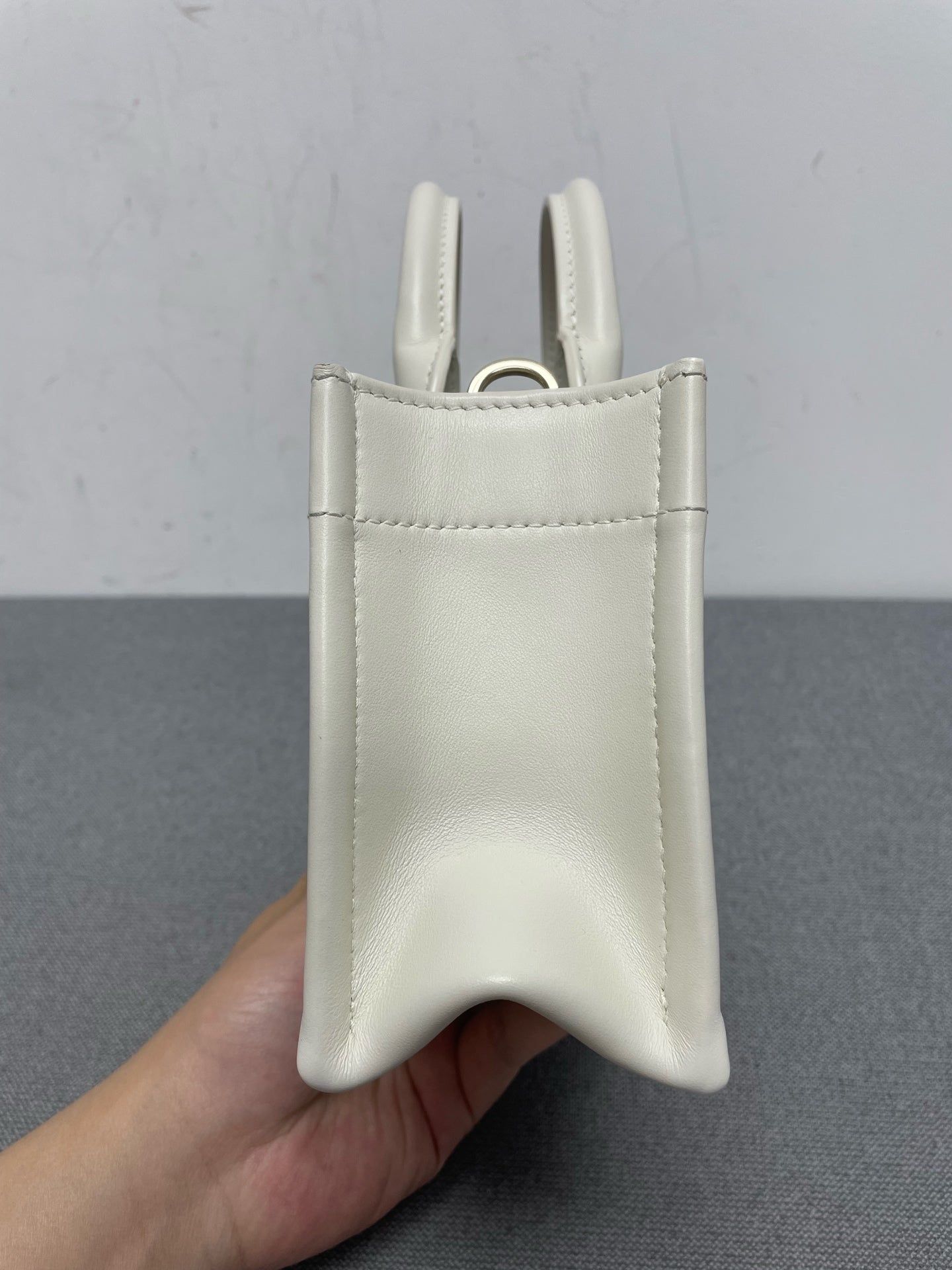 Dior - Book Tote - Leather - White - (mini)