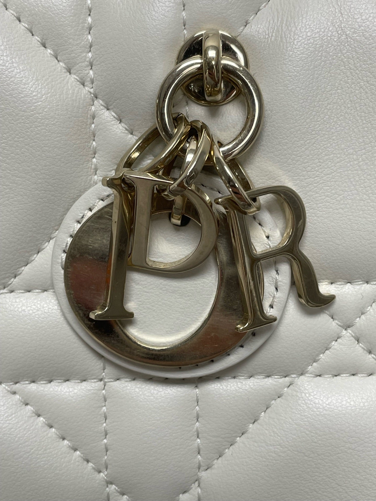 Dior - Book Tote - Leather - White - (mini)