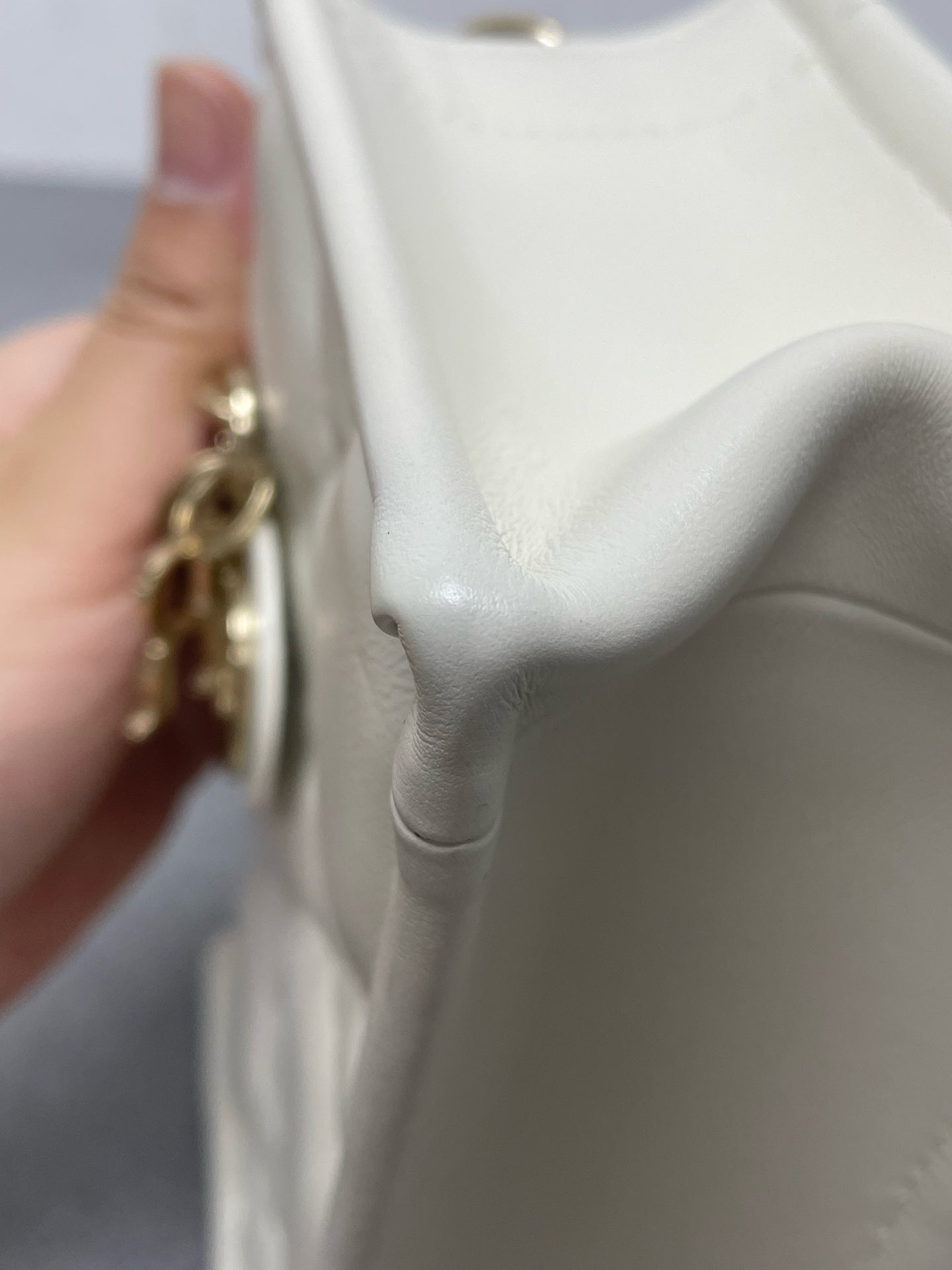 Dior - Book Tote - Leather - White - (mini)