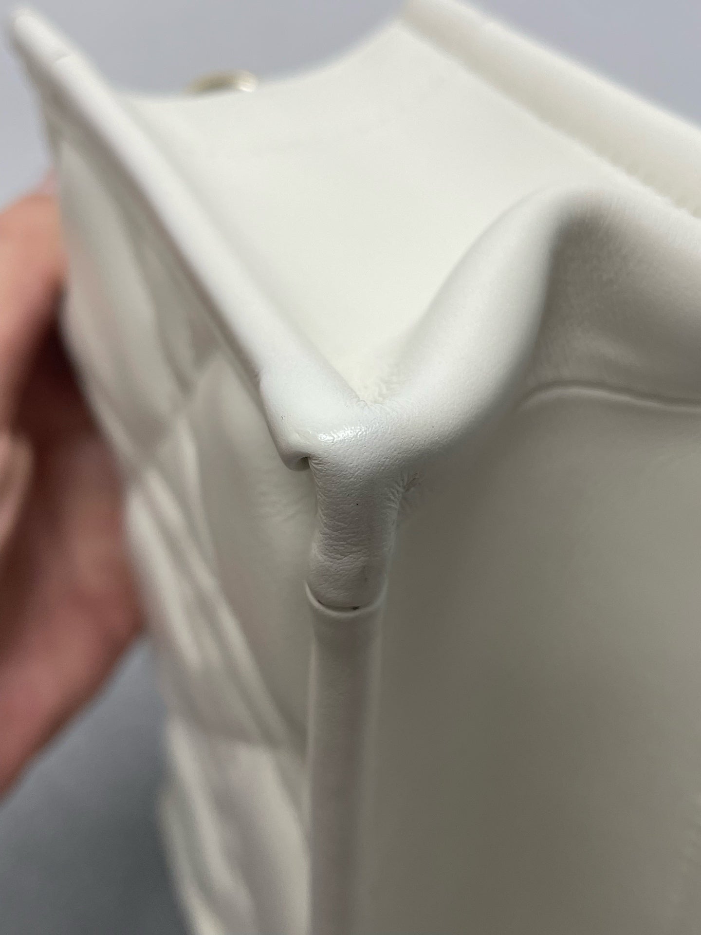 Dior - Book Tote - Leather - White - (mini)