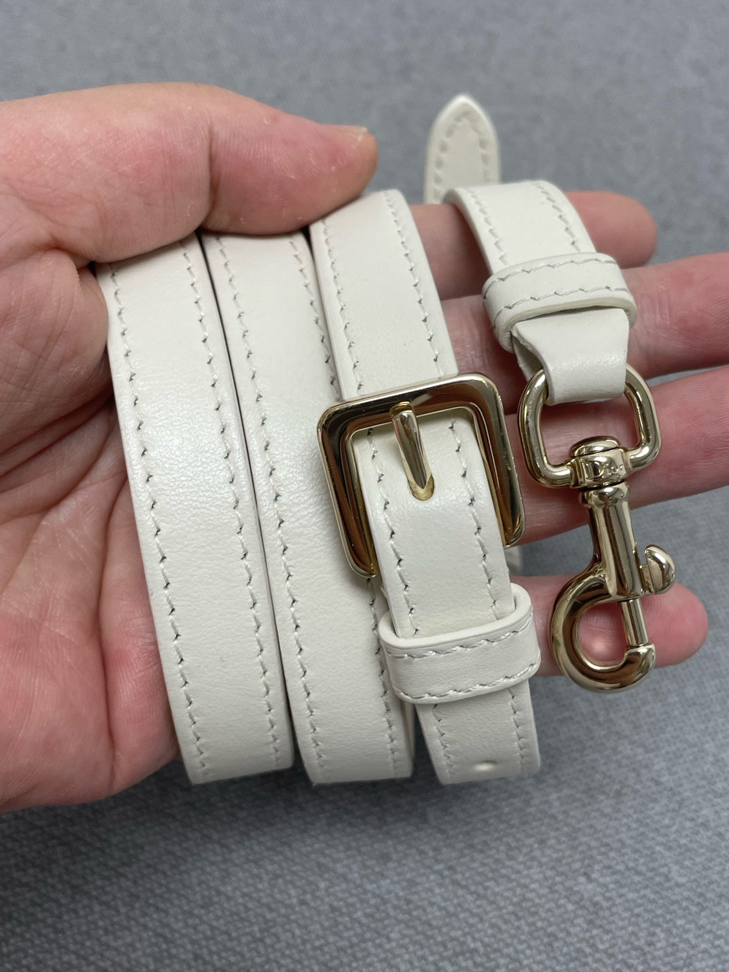 Dior - Book Tote - Leather - White - (mini)
