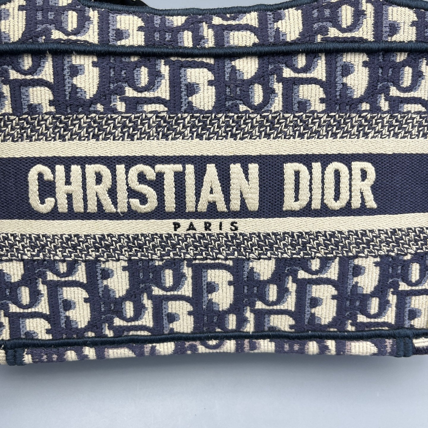 Dior - Book Tote Mini - Cloth - Blue - (mini)