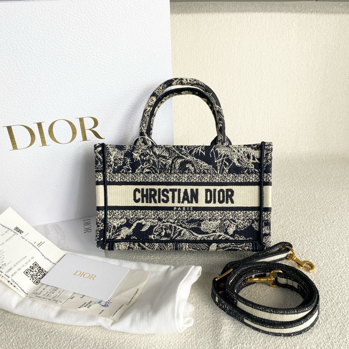 Dior - Book Tote mini - Cloth - Multicolour - (mini)