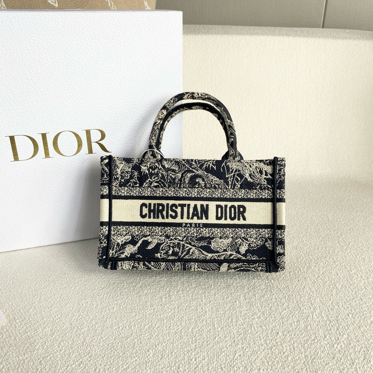 Dior - Book Tote mini - Cloth - Multicolour - (mini)