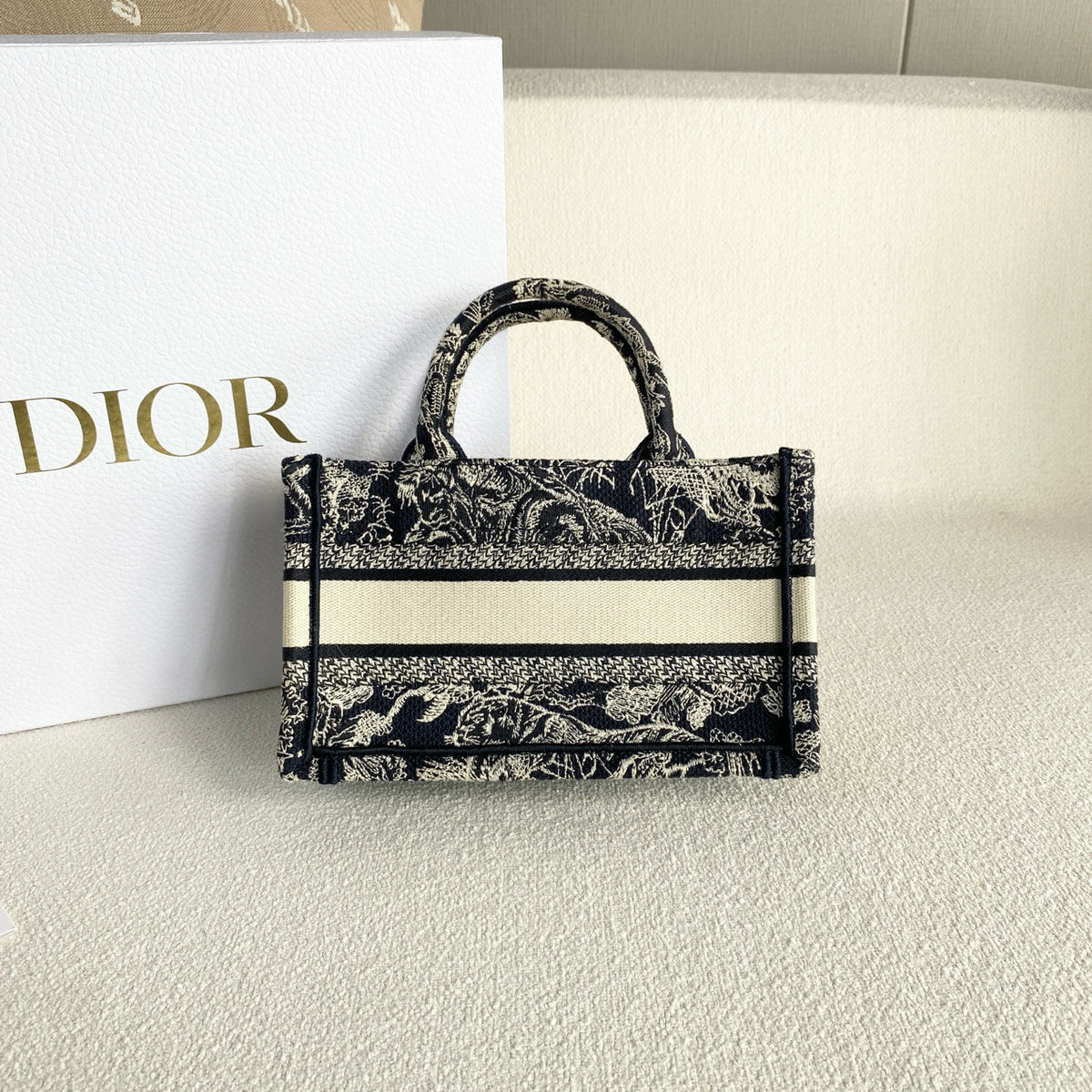 Dior - Book Tote mini - Cloth - Multicolour - (mini)