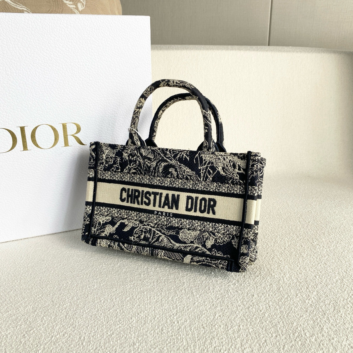 Dior - Book Tote mini - Cloth - Multicolour - (mini)