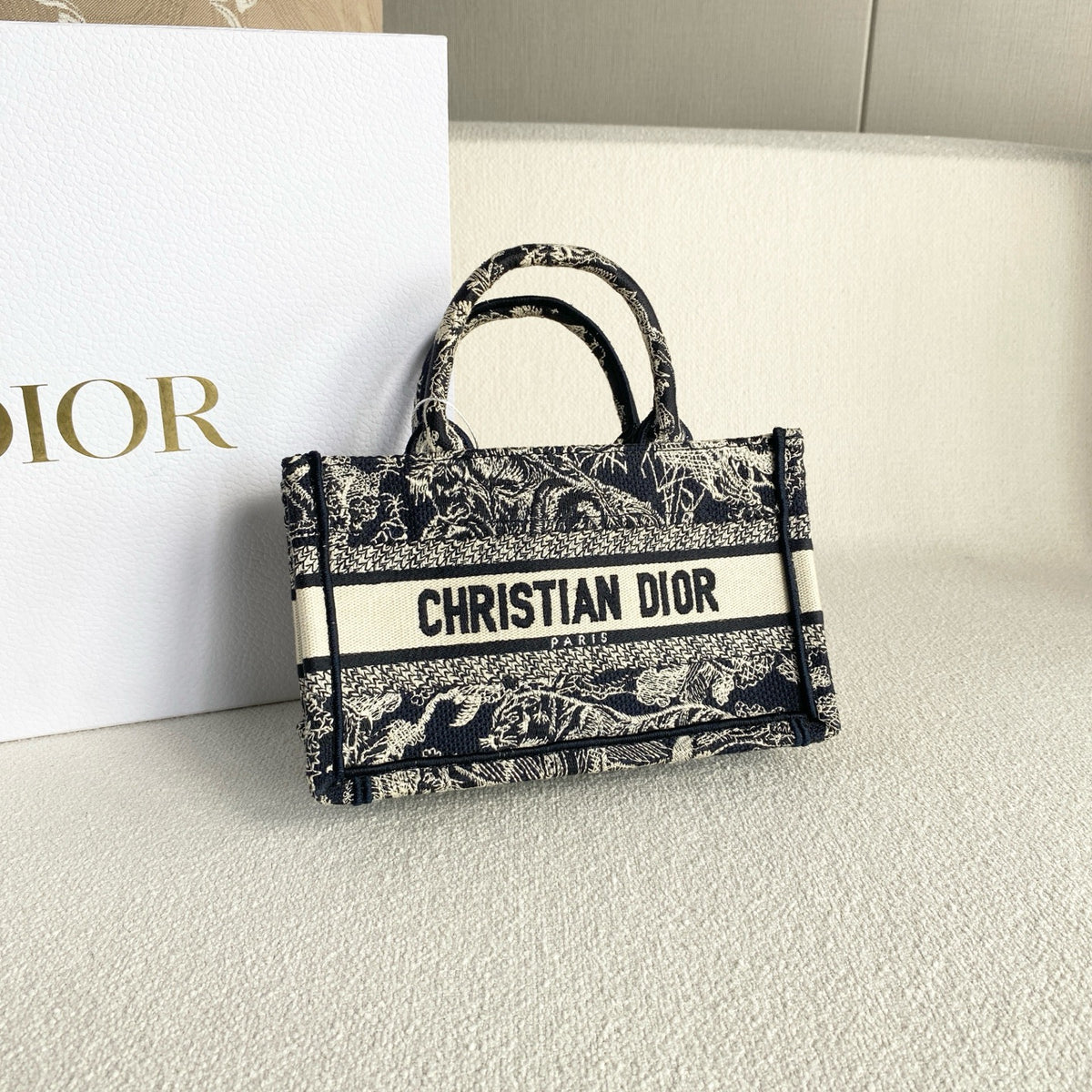 Dior - Book Tote mini - Cloth - Multicolour - (mini)