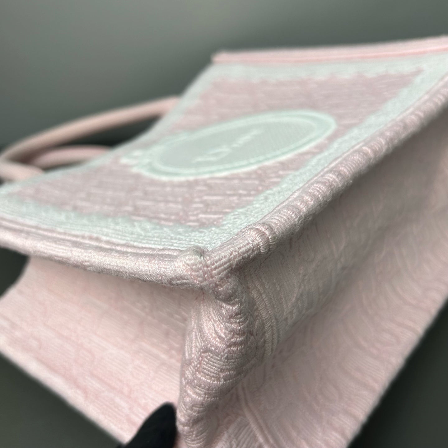Dior - Book Tote (Pink and White Lace Limited Edition) - Cloth - Pink - (small)