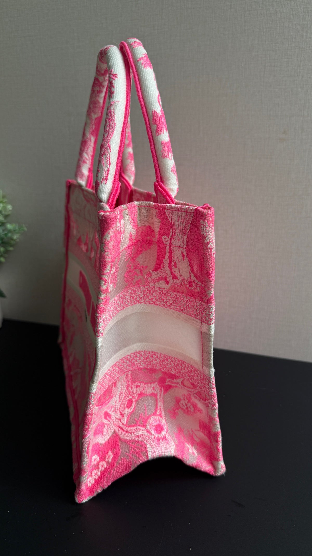 Dior - Book Tote Small - Cloth - Pink - (small)