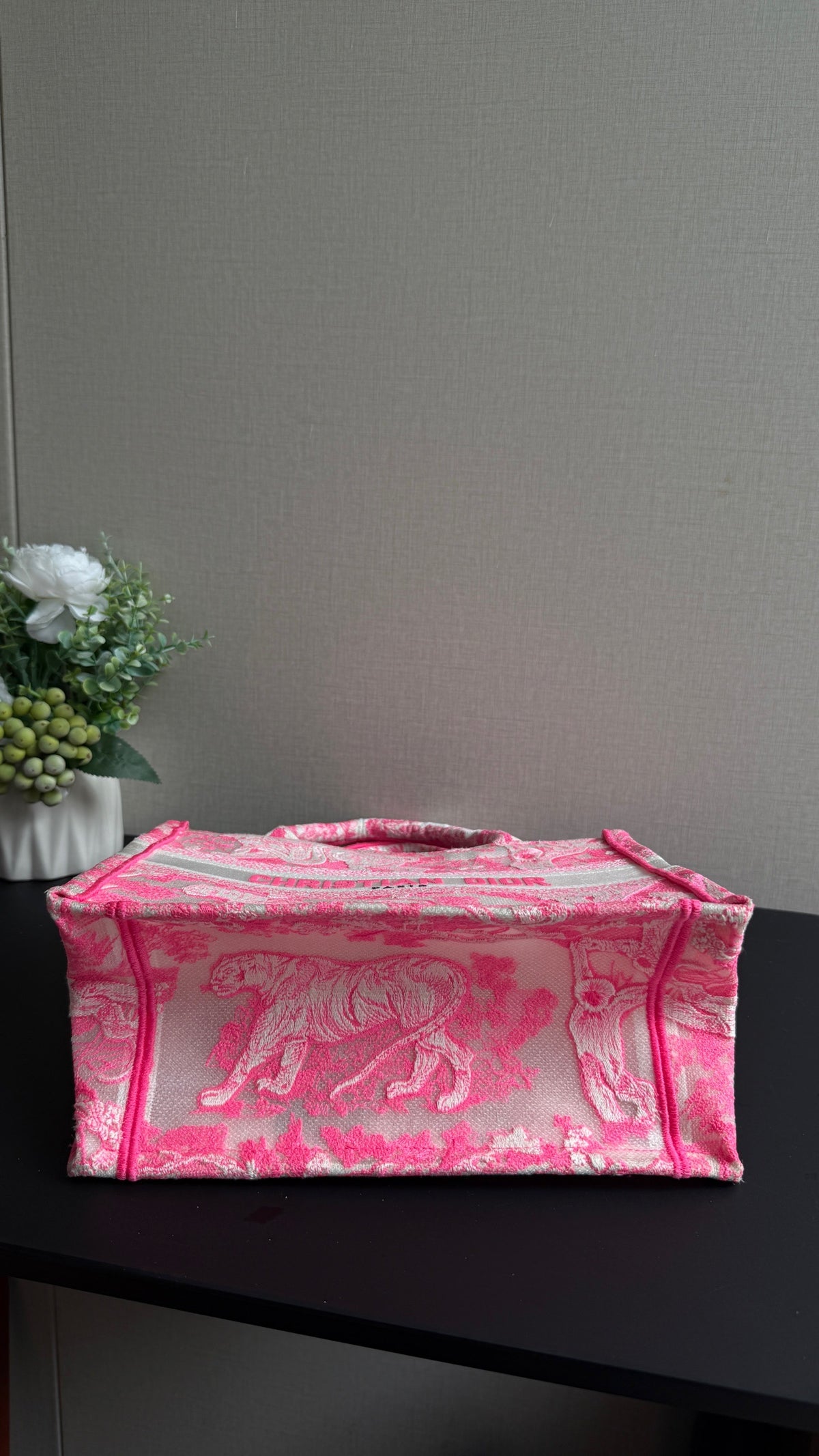 Dior - Book Tote Small - Cloth - Pink - (small)