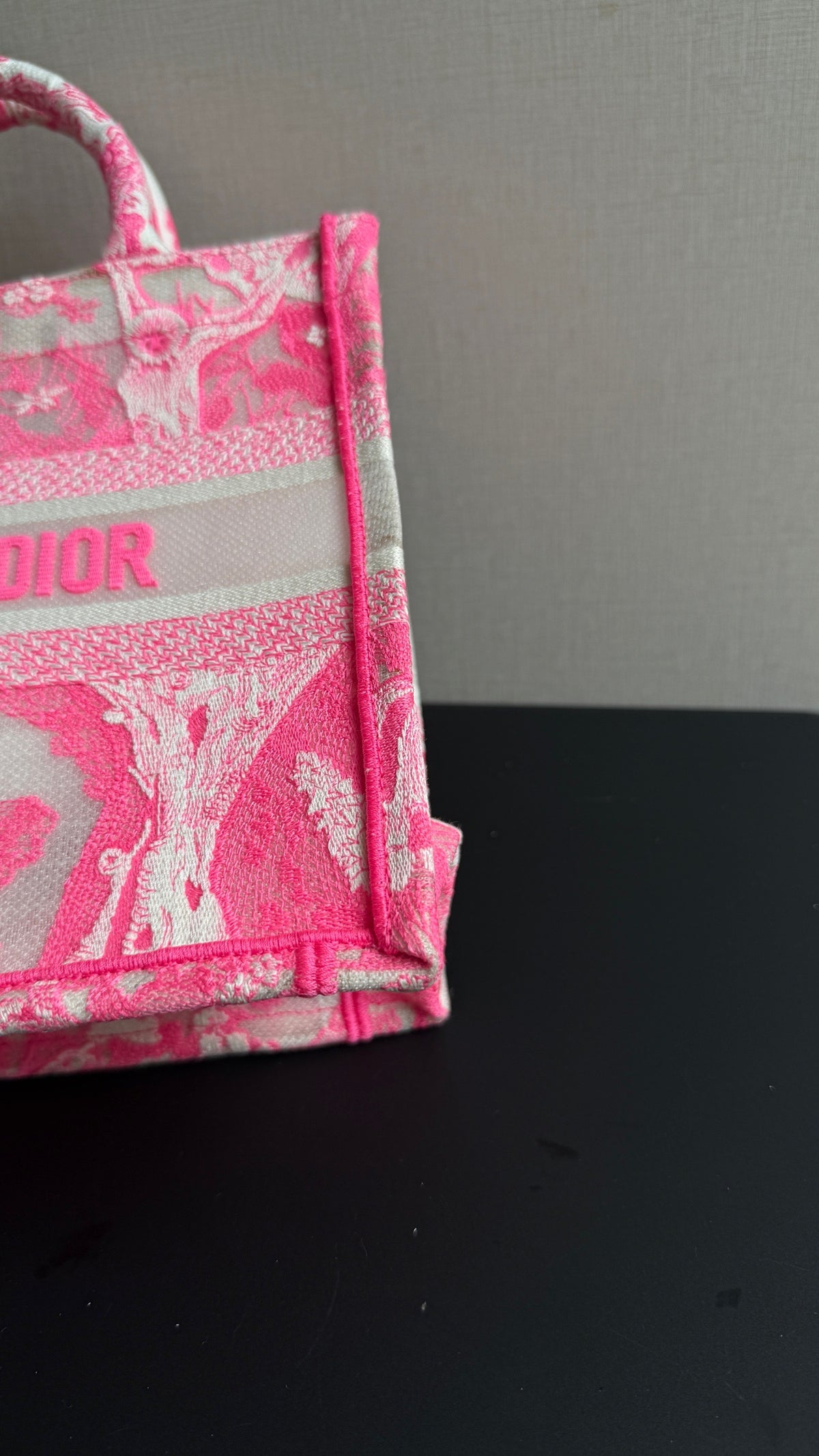 Dior - Book Tote Small - Cloth - Pink - (small)