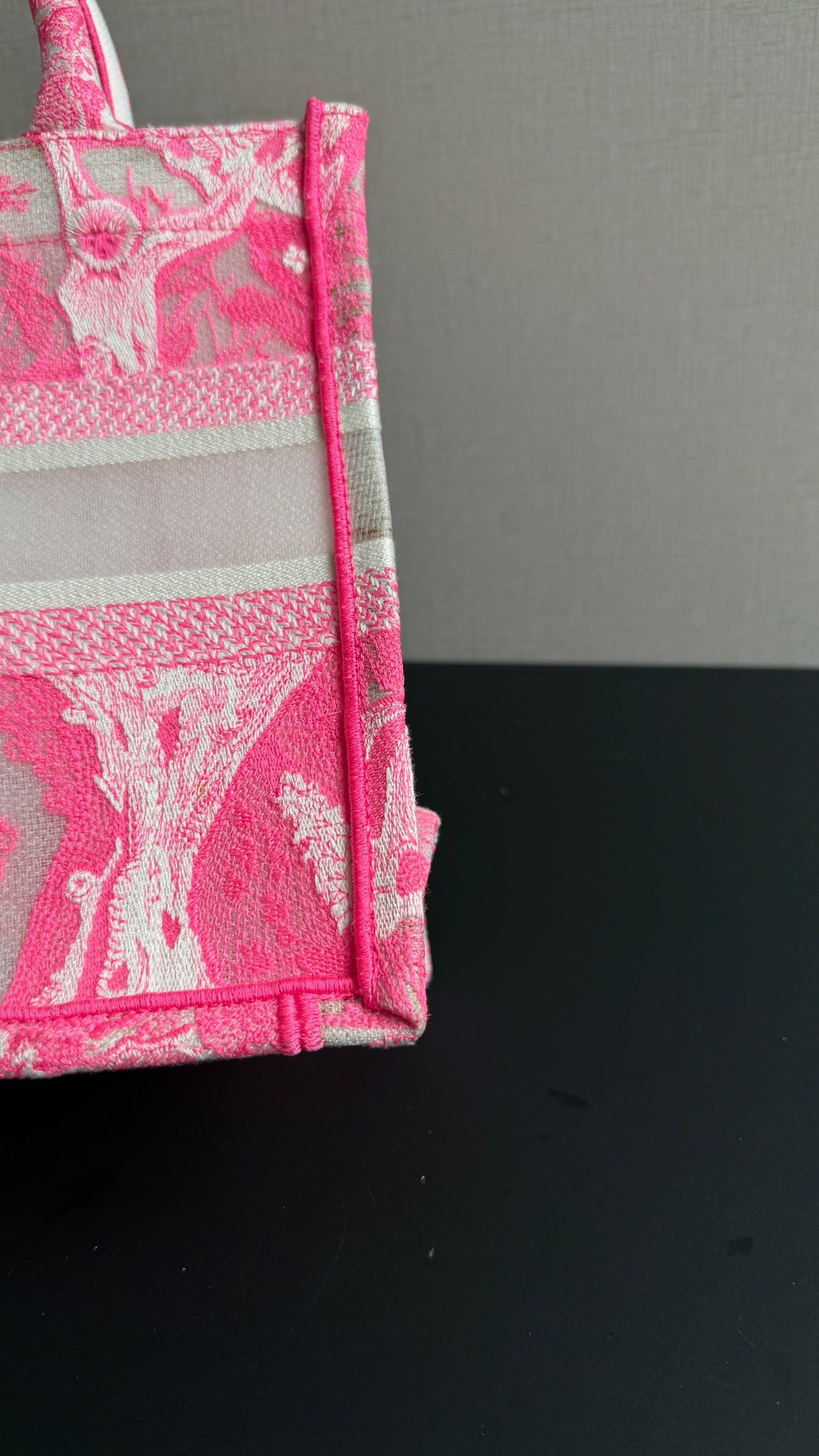 Dior - Book Tote Small - Cloth - Pink - (small)