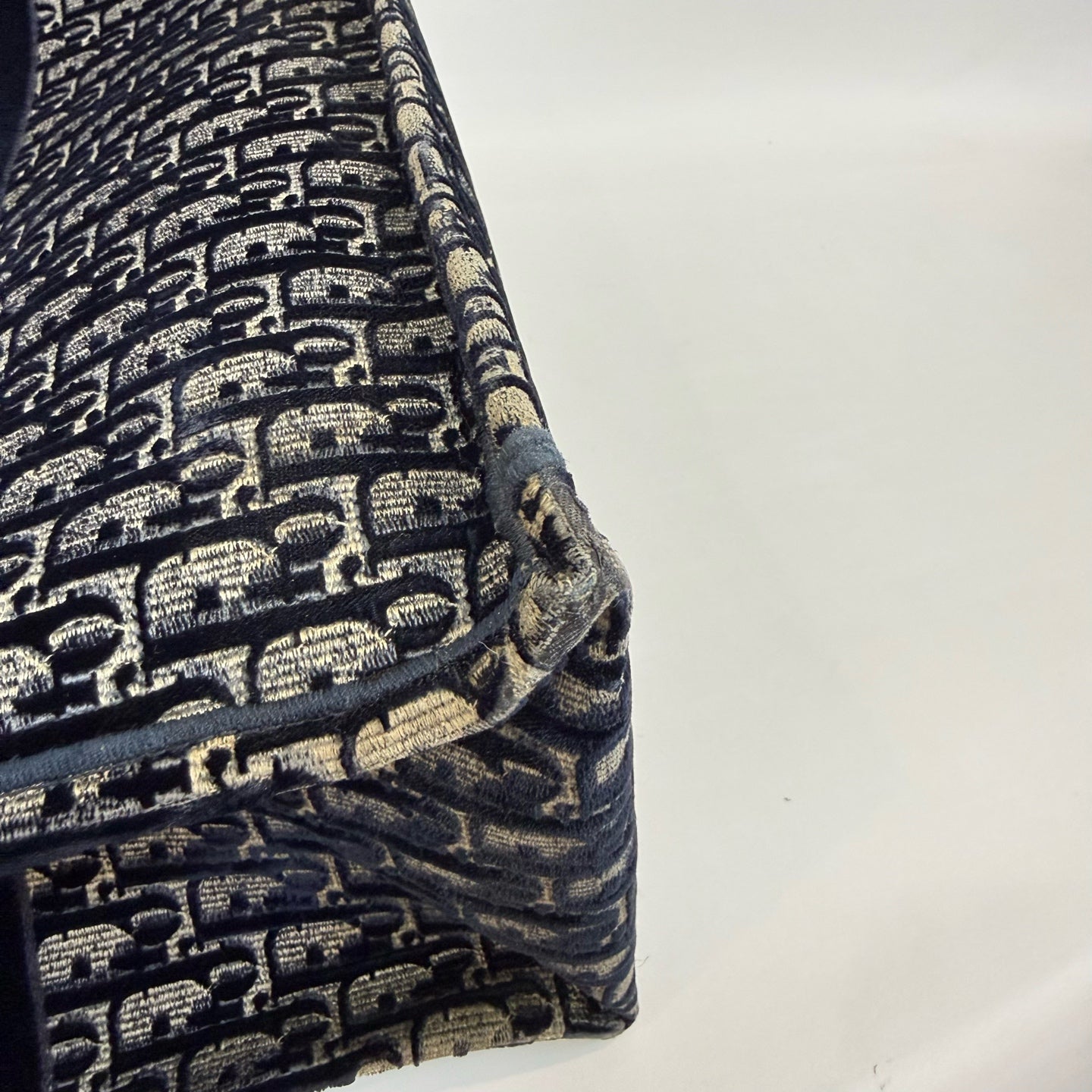 Dior - Book Tote - Velvet - Blue - (large)