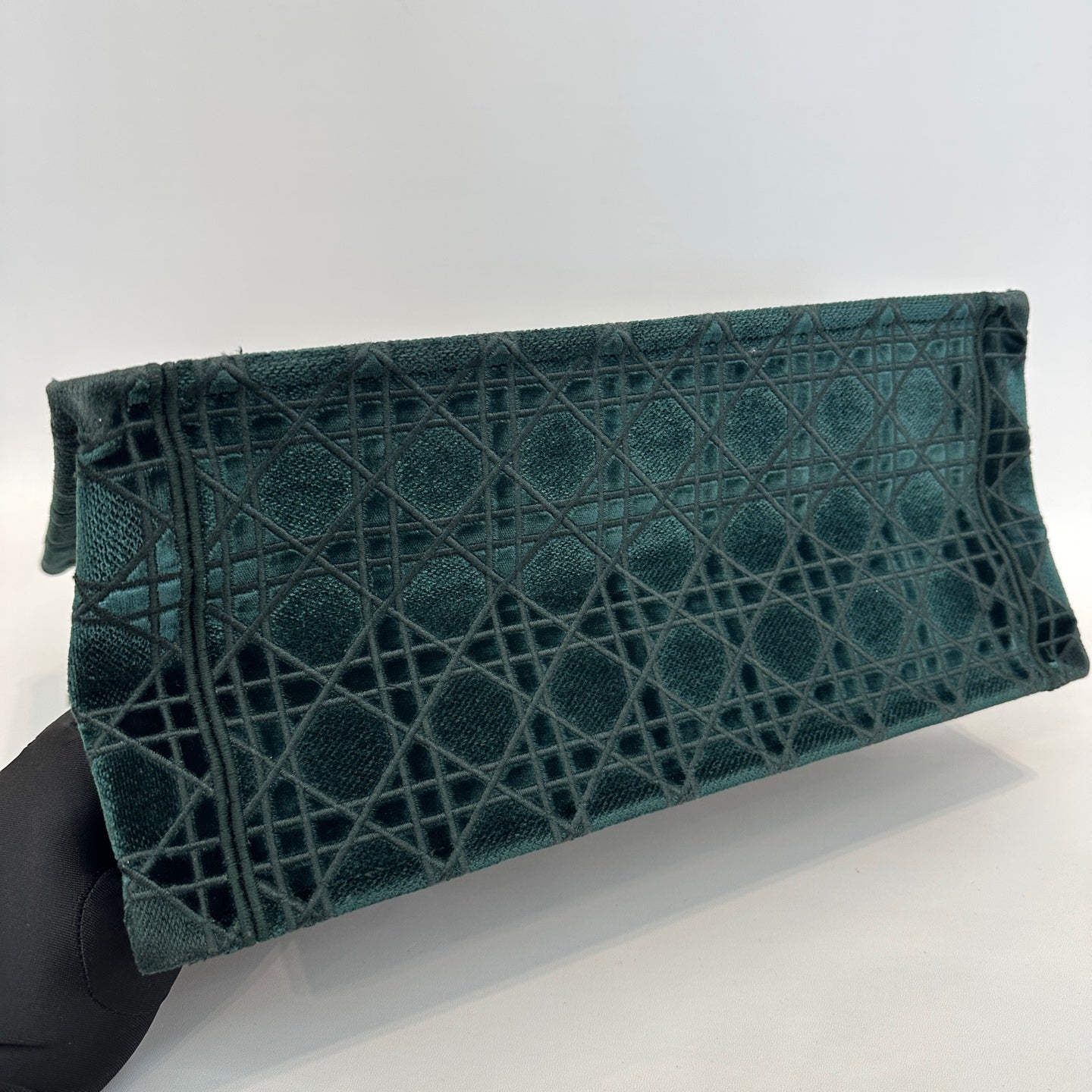 Dior - Book Tote - Velvet - Green - (medium)