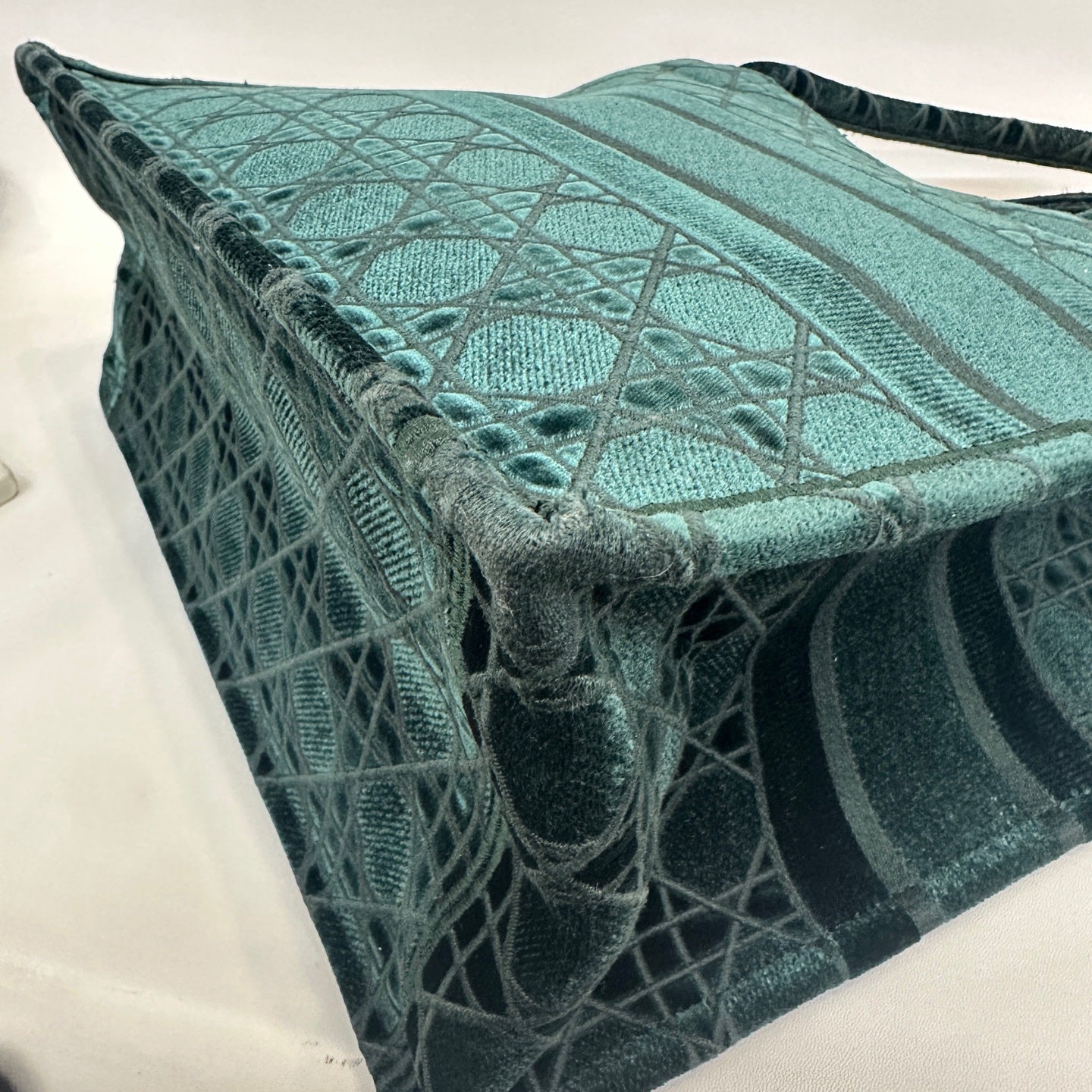 Dior - Book Tote - Velvet - Green - (medium)