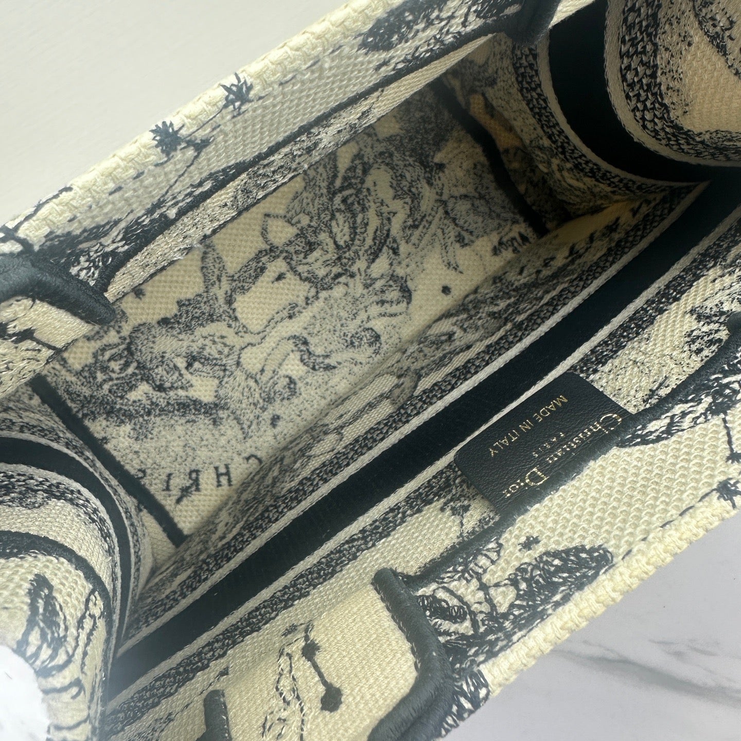 Dior - Book Tote Zodiac Embroidery Small - Embroidered canvas - Multicolour - (small)