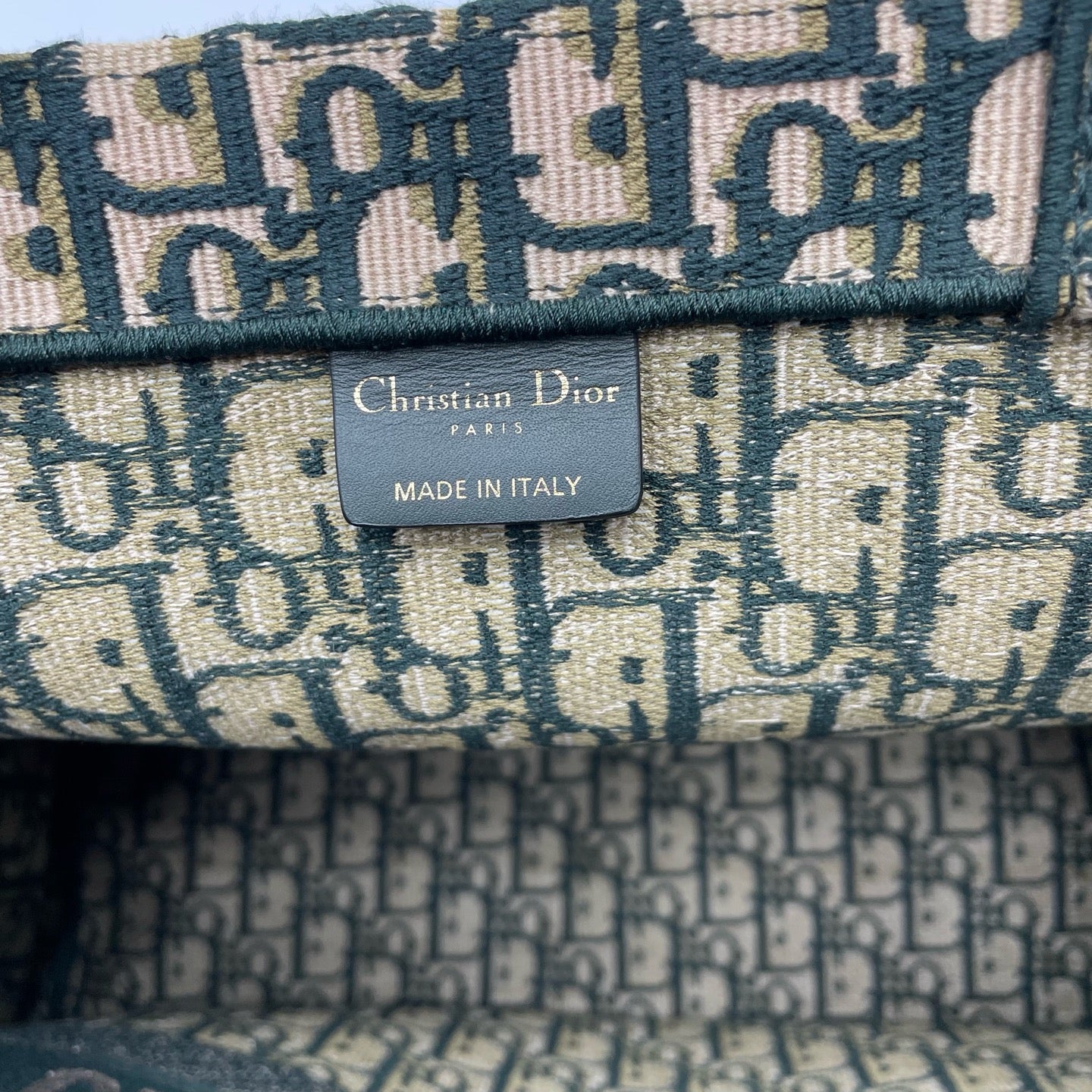 Dior - BookTote - Cloth - Green - (medium)