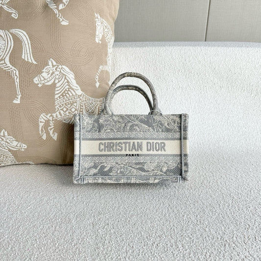 Dior - BookTote - Cloth - Grey - (mini)