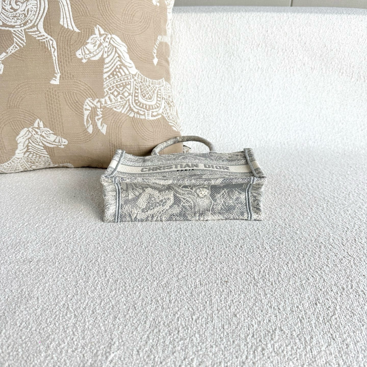 Dior - BookTote - Cloth - Grey - (mini)