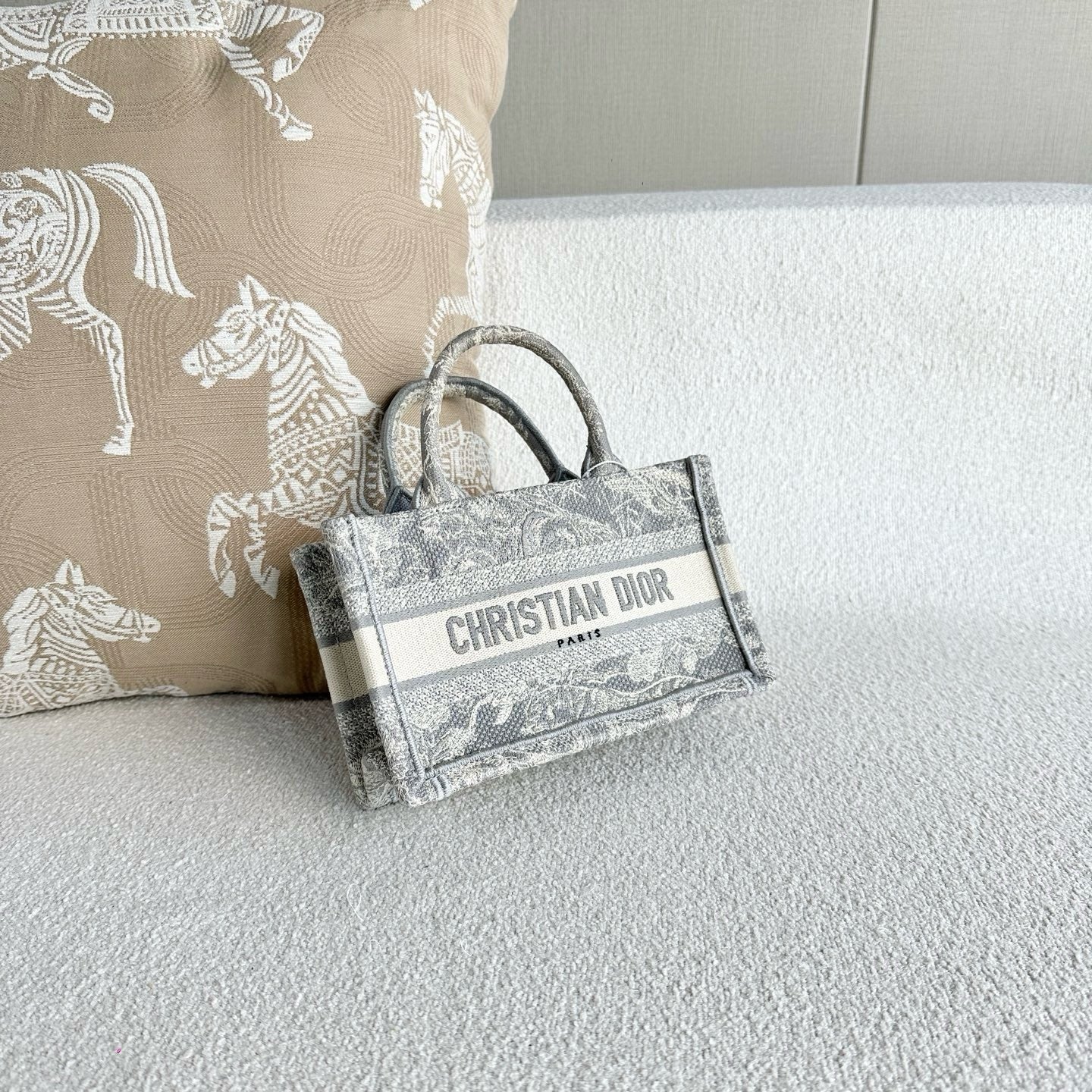 Dior - BookTote - Cloth - Grey - (mini)