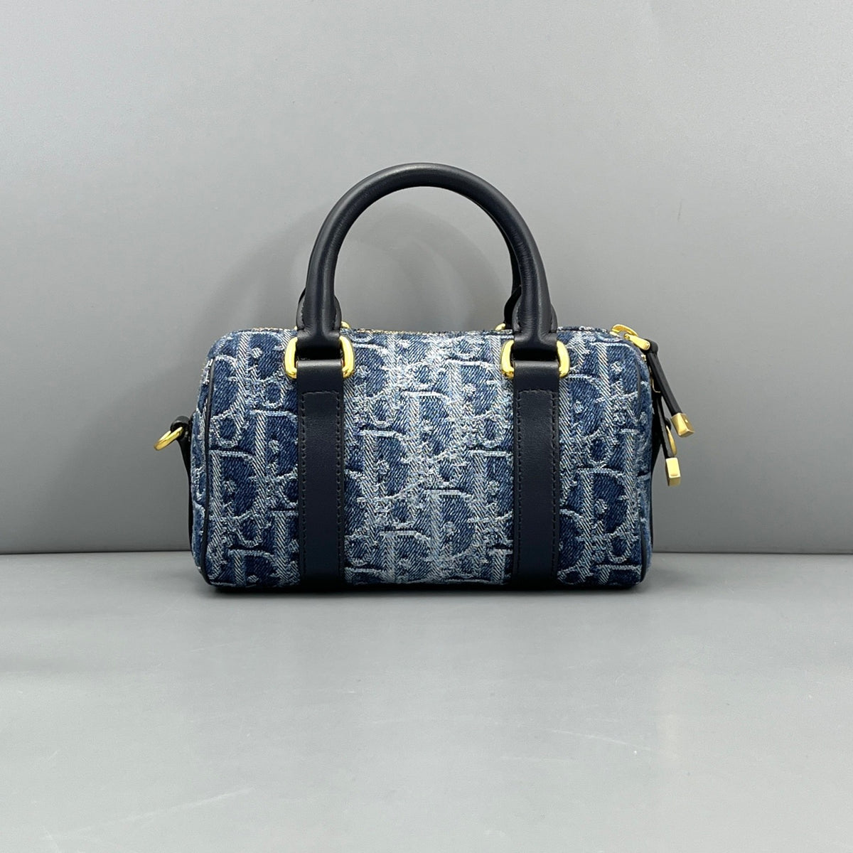 Dior - Boston Mini Bag - Denim - Jeans - Blue - (mini)