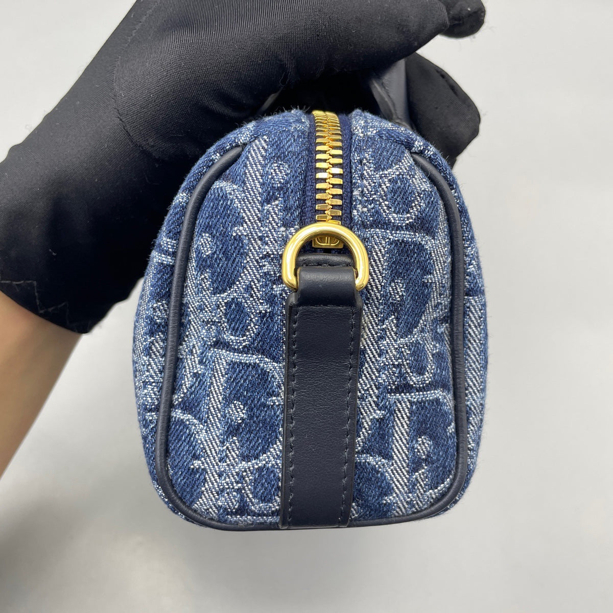 Dior - Boston Mini Bag - Denim - Jeans - Blue - (mini)