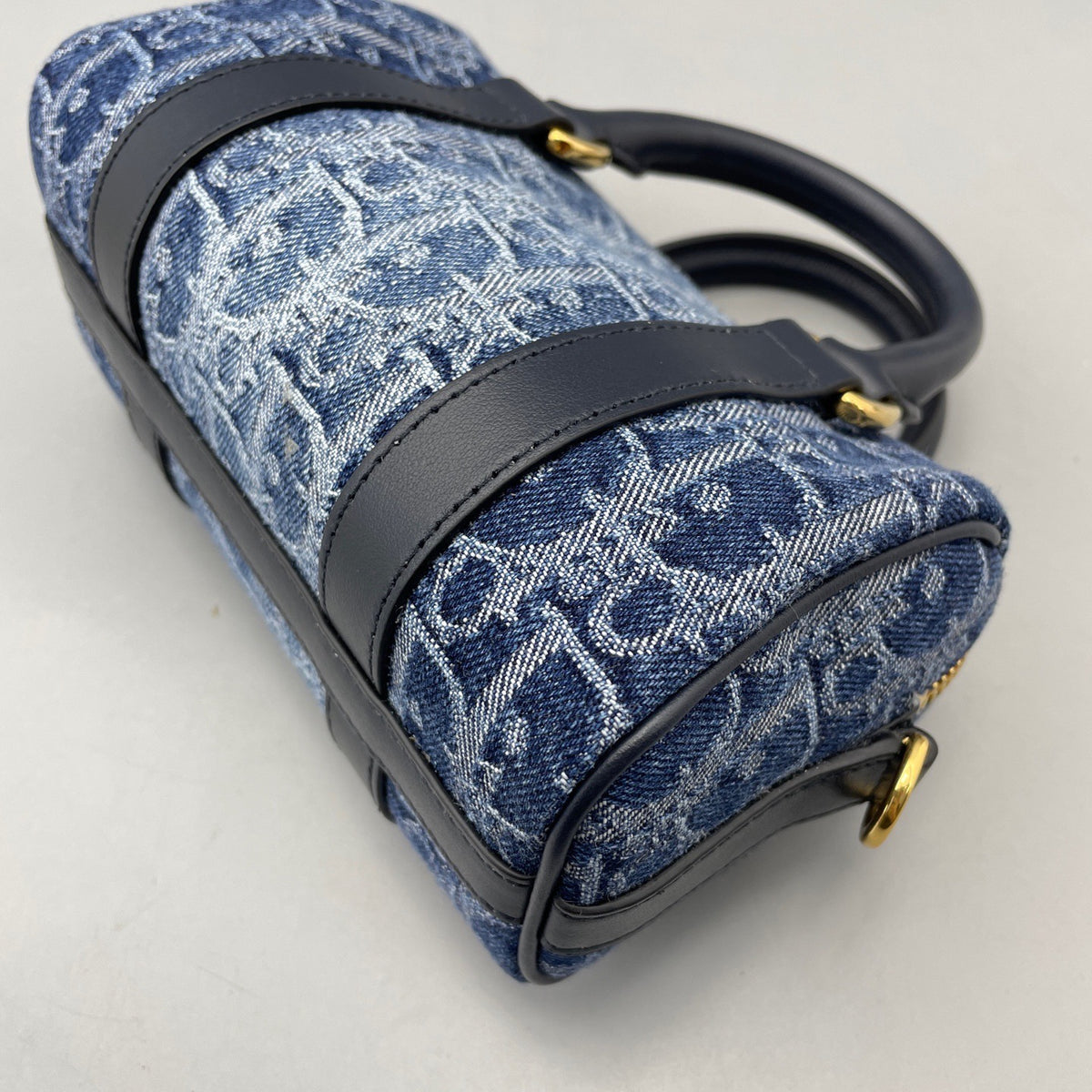 Dior - Boston Mini Bag - Denim - Jeans - Blue - (mini)