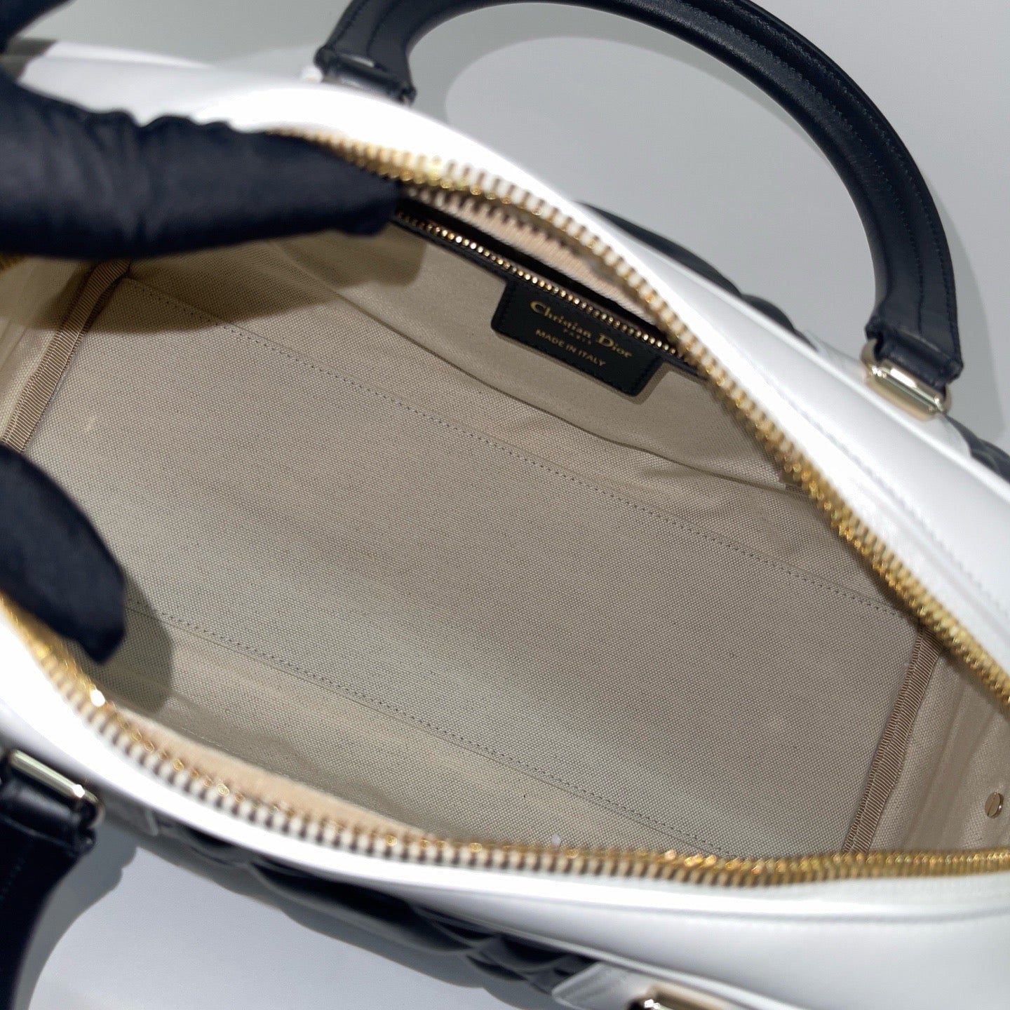 Dior - Bowling bag - Leather - Black - (Medium)