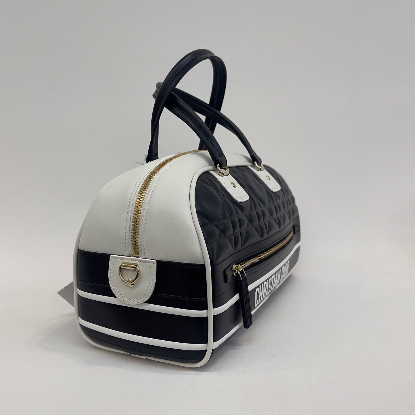 Dior - Bowling bag - Leather - Black - (Medium)