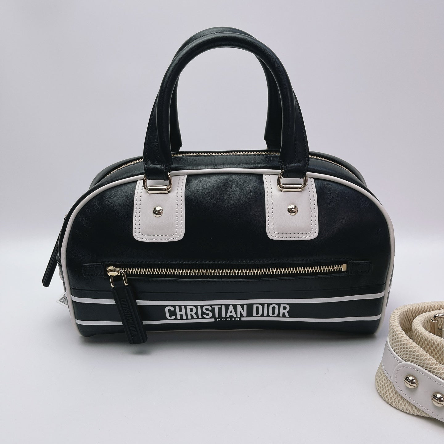 Dior - Bowling Bag - Leather - Black - (small)