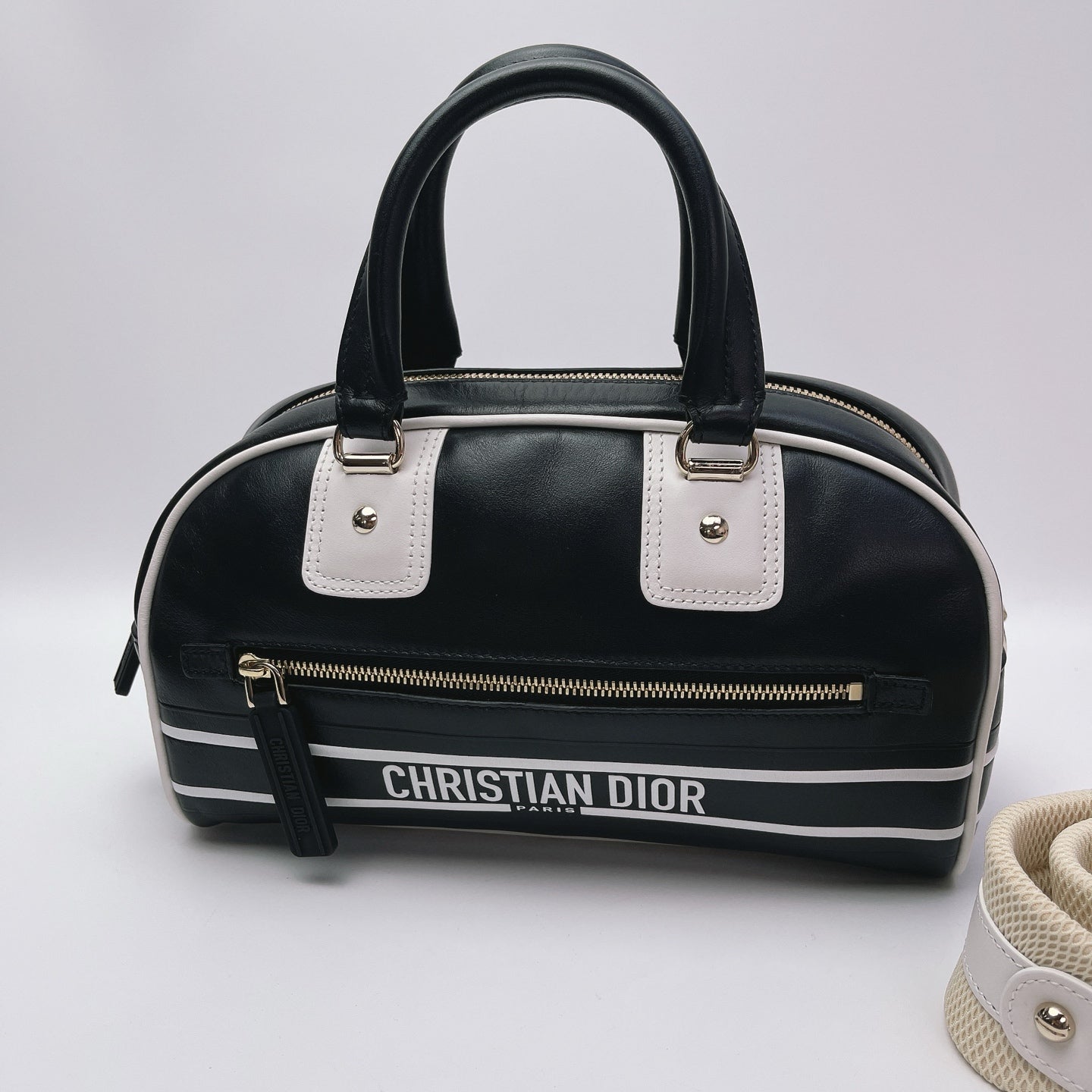 Dior - Bowling Bag - Leather - Black - (small)