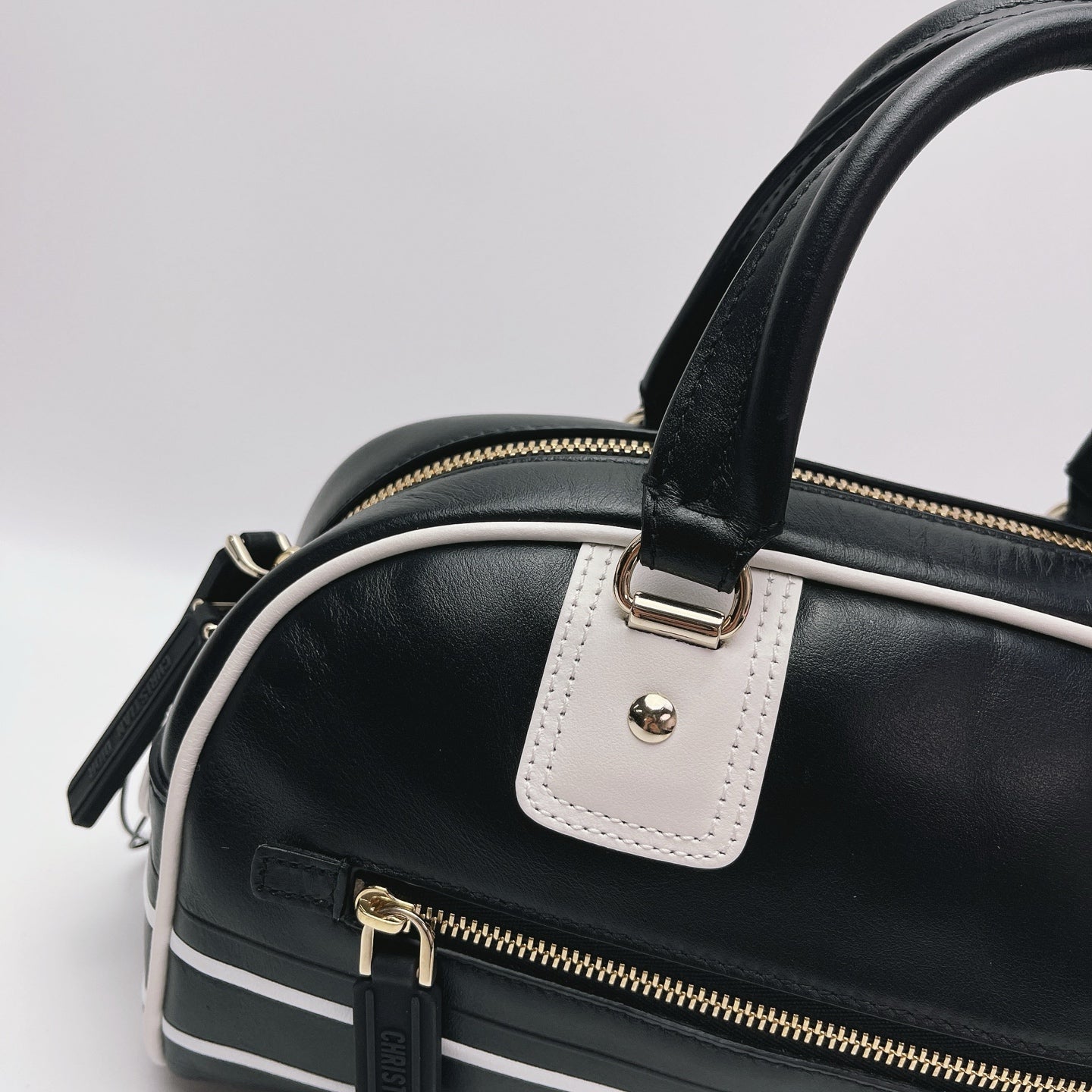 Dior - Bowling Bag - Leather - Black - (small)