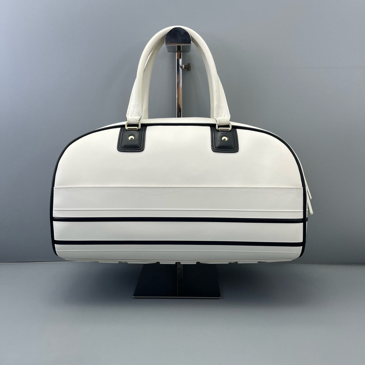 Dior - Bowling bag - Leather - White - (medium)