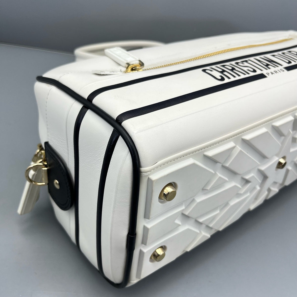 Dior - Bowling bag - Leather - White - (medium)