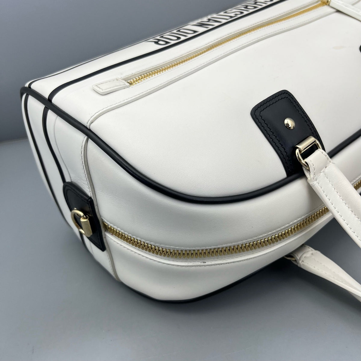 Dior - Bowling bag - Leather - White - (medium)