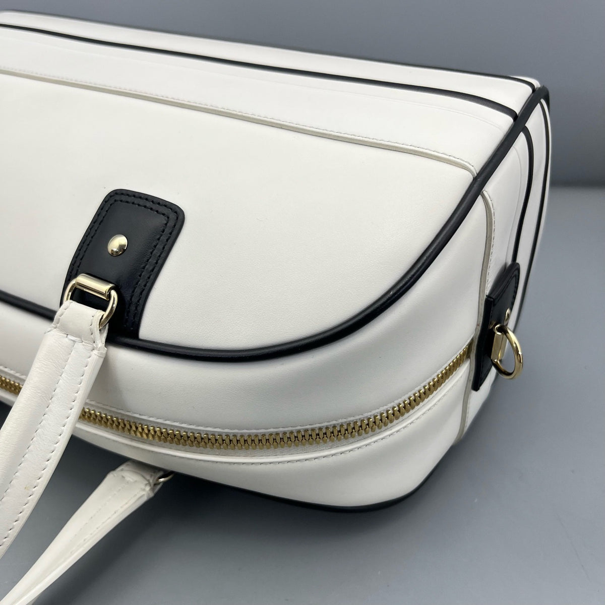 Dior - Bowling bag - Leather - White - (medium)