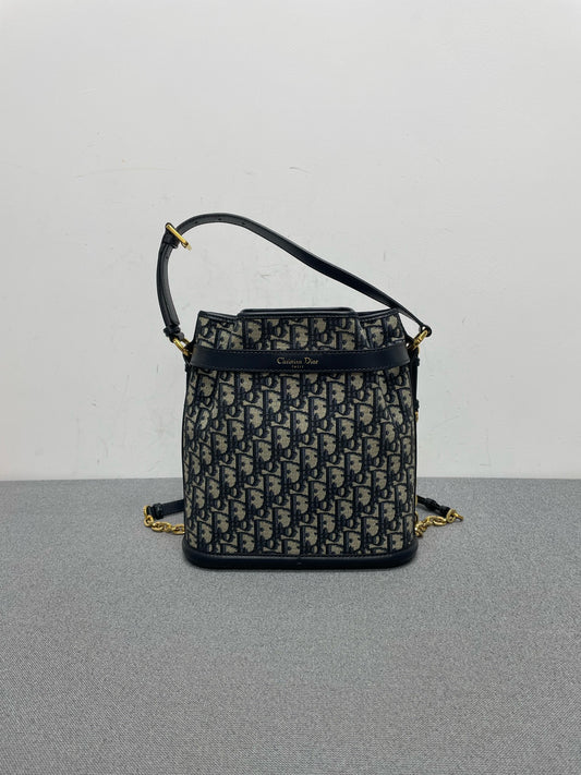 Dior - C'est Bucket - Cloth - Navy - (medium)