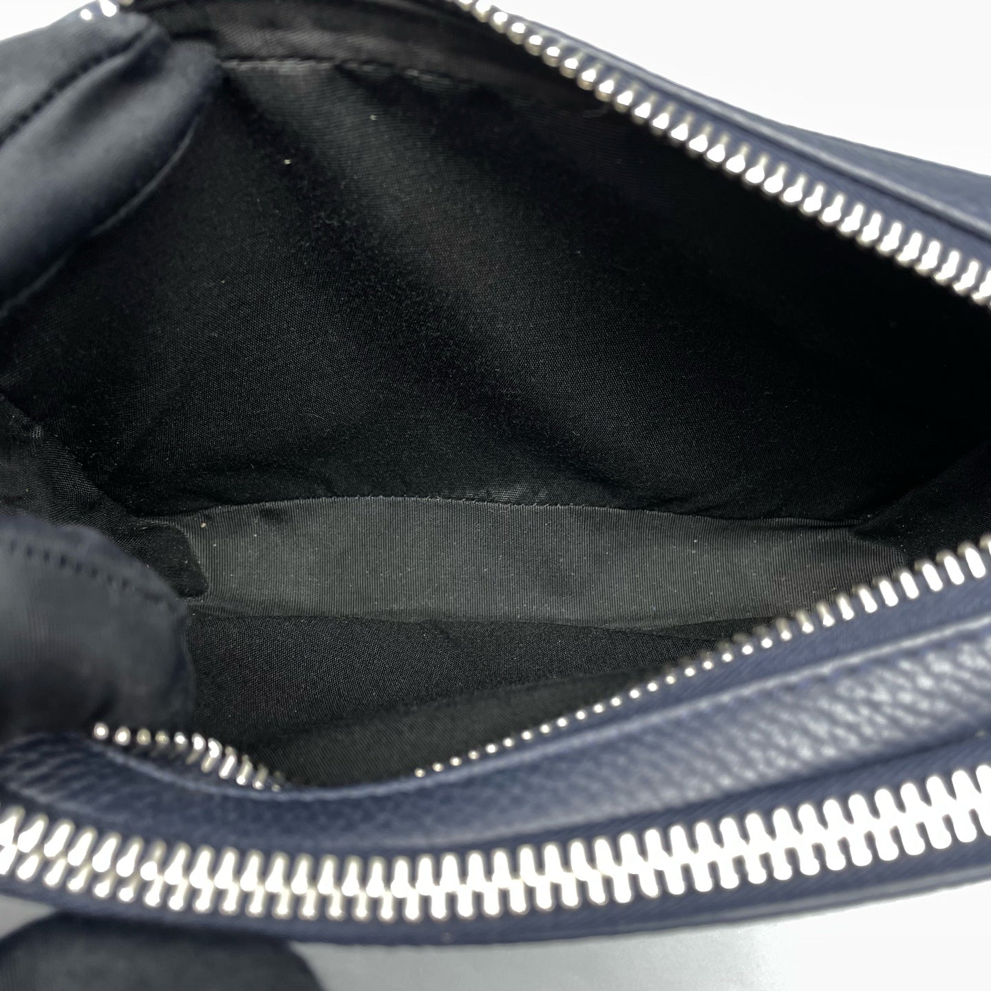 Dior - Camera Bag - Pebbled leather - Navy - (small)