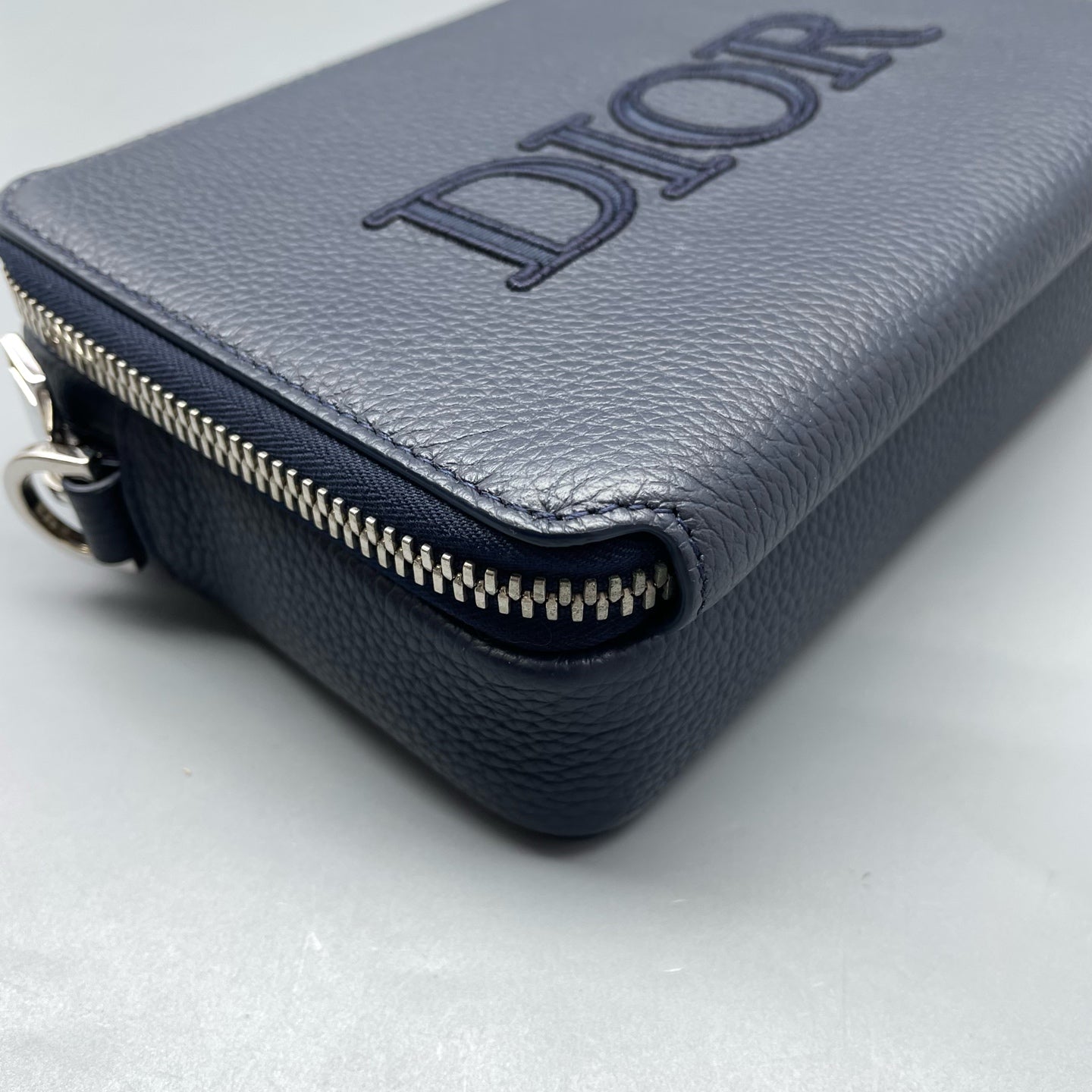 Dior - Camera Bag - Pebbled leather - Navy - (small)