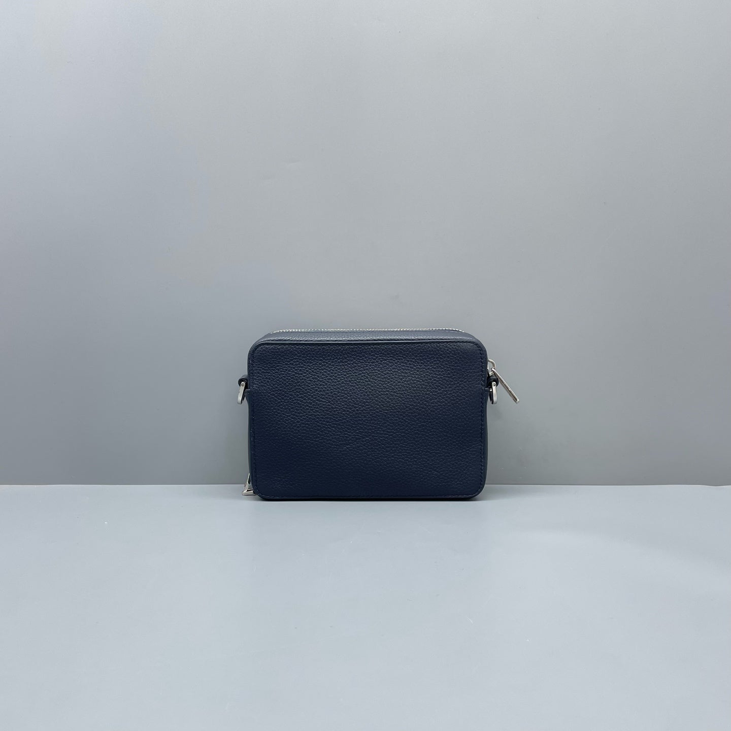 Dior - Camera Bag - Pebbled leather - Navy - (small)