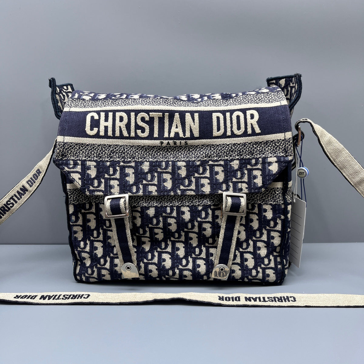 Dior - Camp Messenger Bag - Cloth - Navy - (medium)
