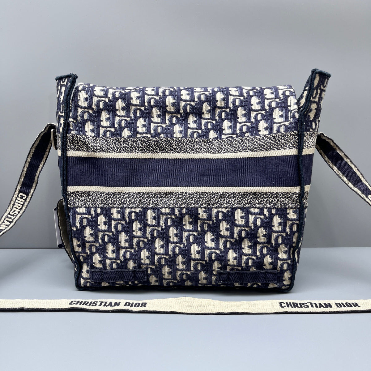 Dior - Camp Messenger Bag - Cloth - Navy - (medium)
