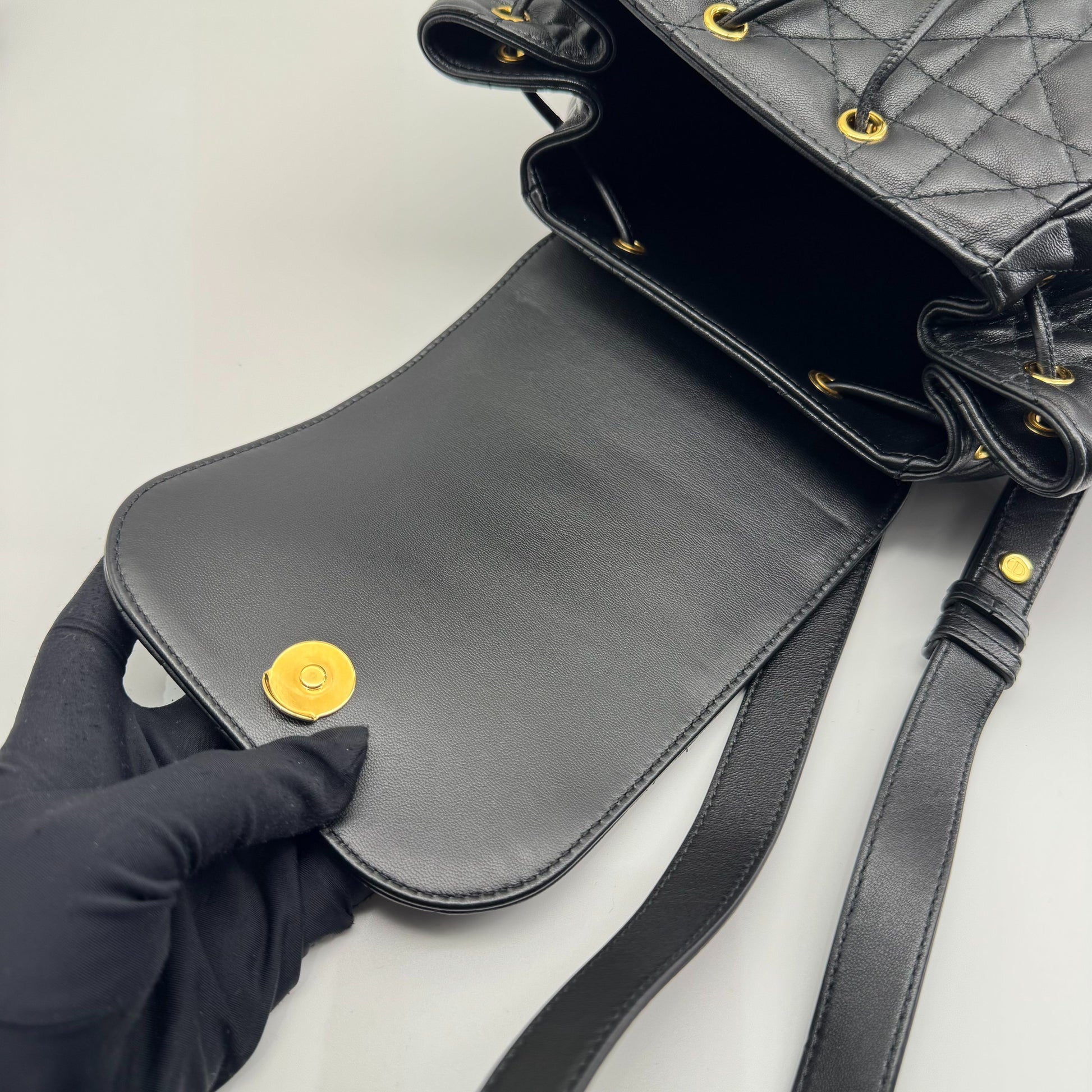 Dior Caro Leather Black - view 7