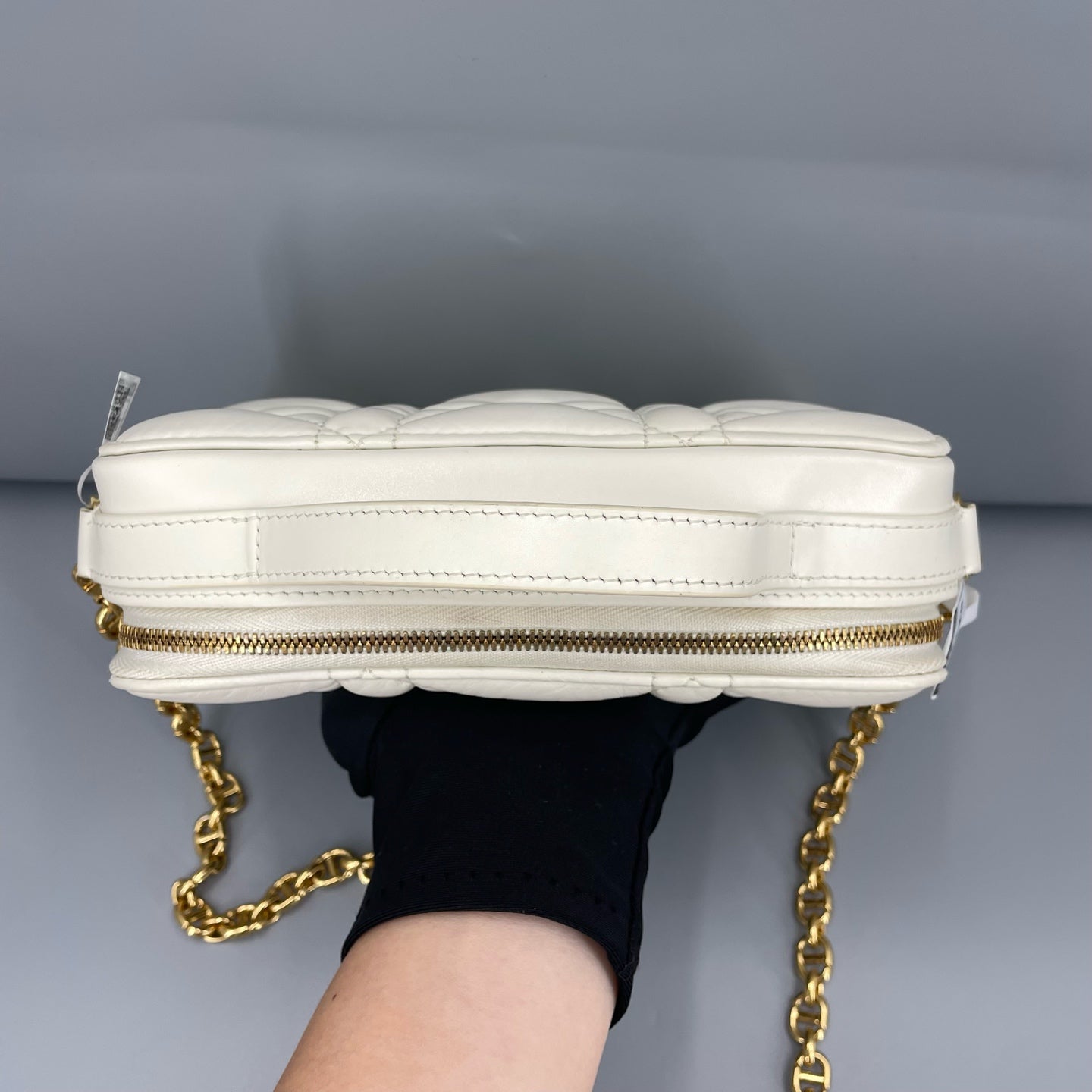 Dior - Caro Camera Bag - Leather - White - (mini)