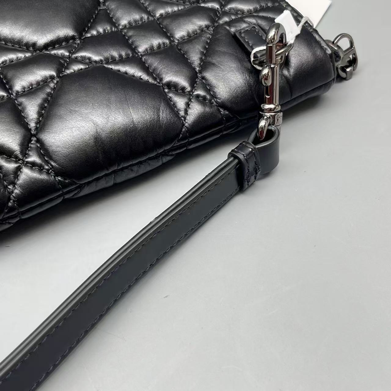 Dior - Caro Clutch - Leather - Black - (medium)