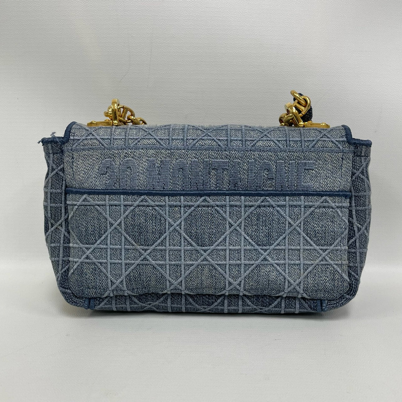 Dior - Caro - Denim - Blue with Gold-Tone Hardware - (mini)