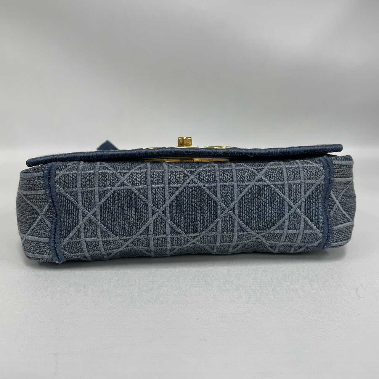 Dior - Caro - Denim - Blue with Gold-Tone Hardware - (mini)