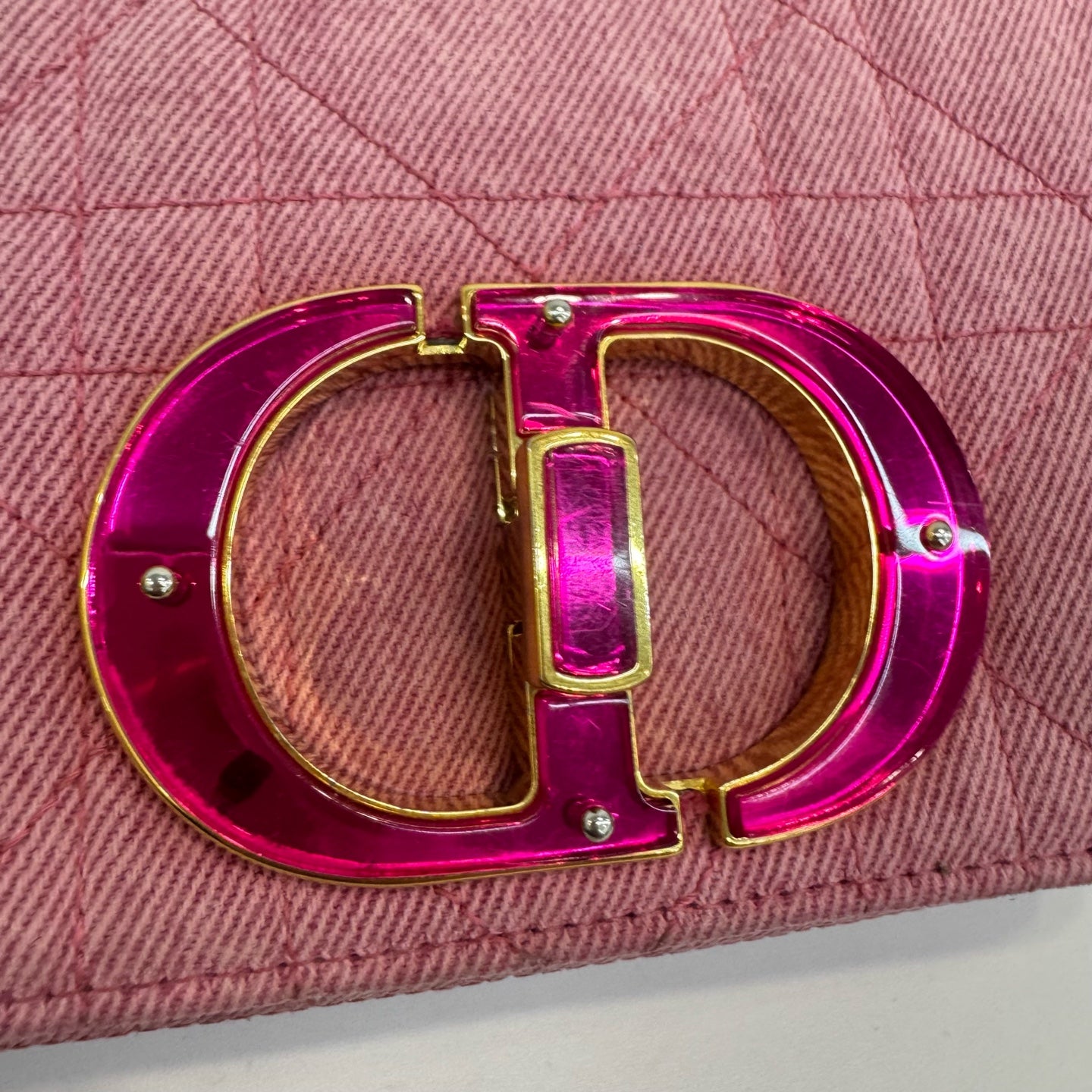 Dior - Caro - Denim - Jeans - Pink - (medium)